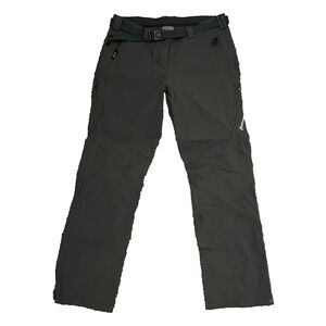Montane Pants Women's 10 Gray Granite Stretch  Adjustable Belt Hiking Outdoor